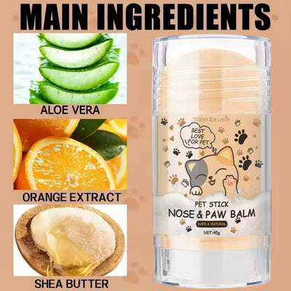 Pet Nose & Paw Balm Stick – Healing, Moisturizing Protection for Dogs & Cats (45g)